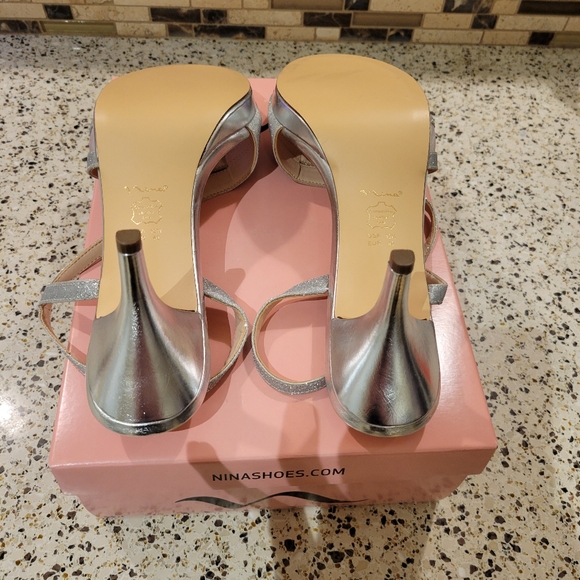 NINA Silver Sandals - Picture 9 of 11